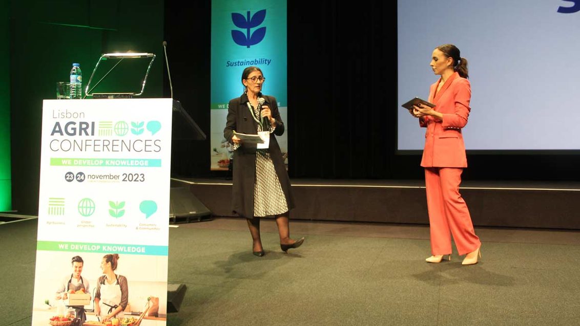 Felisbela Campos, responsável de sustentabilidade da Syngenta em Portugal, na Lisbon Agri Conferences