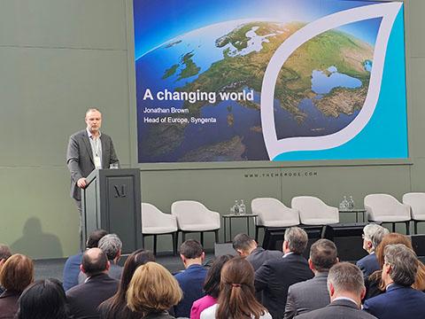 Jonathan Brown, diretor-geral da Syngenta na Europa