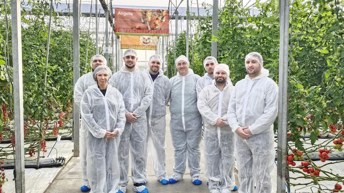 Visita à estufa demonstrativa do Centro Syngenta em El Ejido 