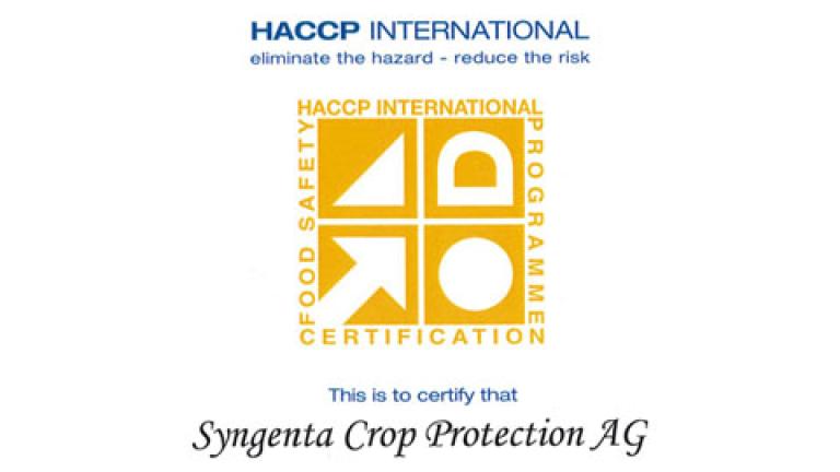 Certificação internacional HACCP