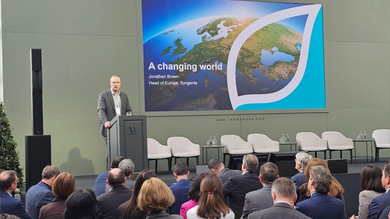 Jonathan Brown, diretor-geral da Syngenta na Europa