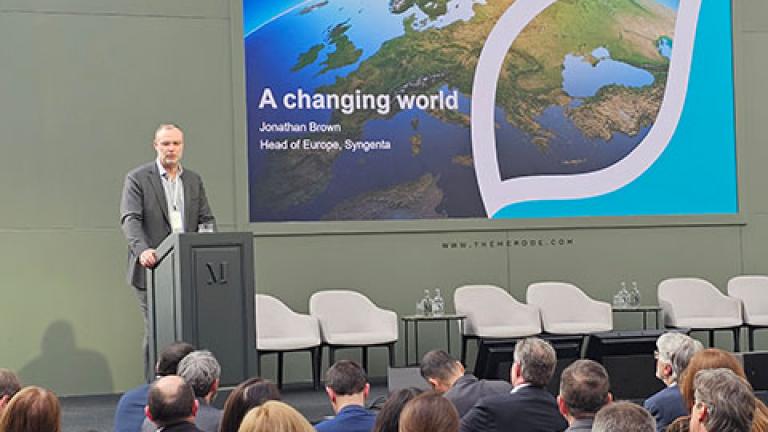 Jonathan Brown, diretor-geral da Syngenta na Europa
