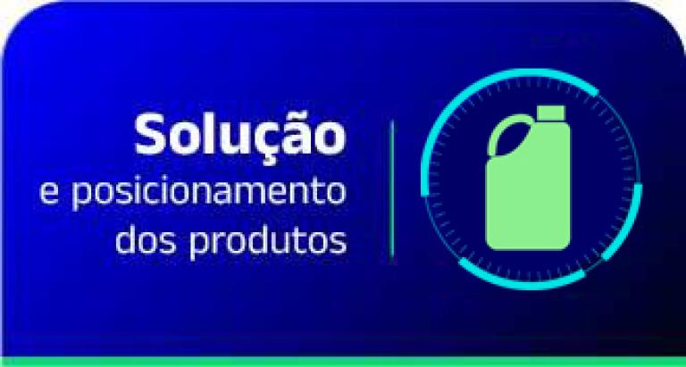 Solução e posicionamento dos produtos