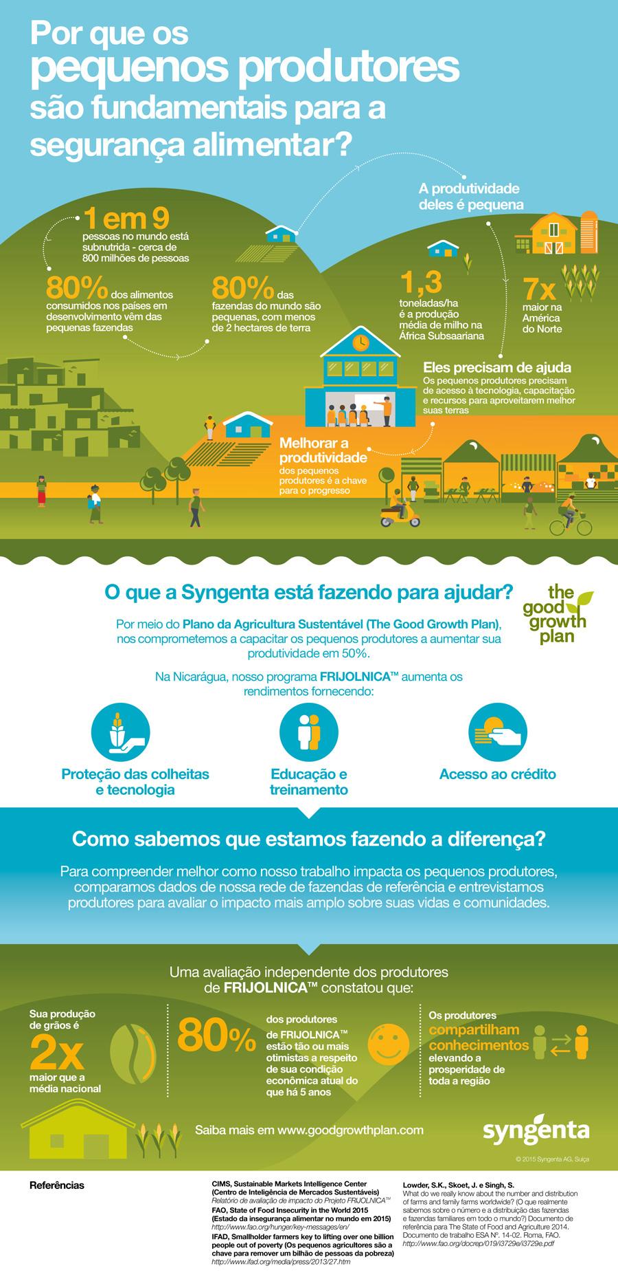 Pequenos produtores infografia