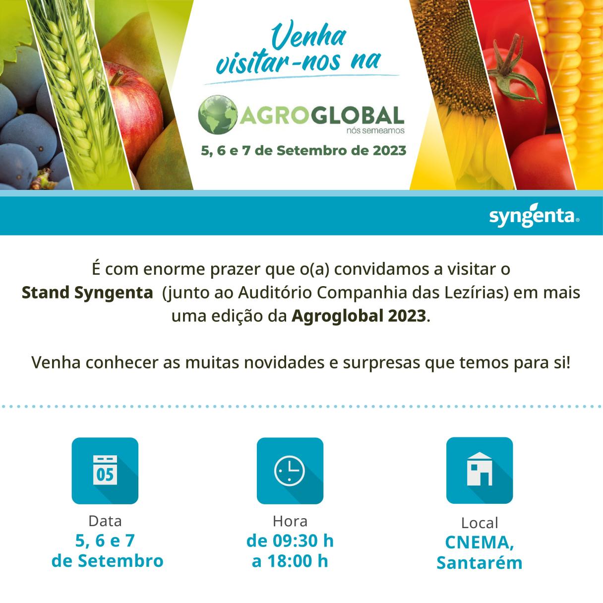 Venha visitar-nos na Agroglobal